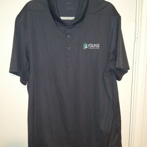 Nike Gray Short Sleeve Polo Shirt Men's sz XL